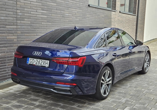 Audi A6 cena 143500 przebieg: 135000, rok produkcji 2021 z Tczew małe 407